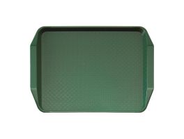 Cambro polypropyleen fastfood dienblad met handvatten groen 43x30cm