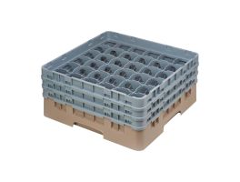 Cambro Camrack vaatwaskorf met 36 compartimenten max. glashoogte 17,4cm