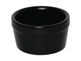 Olympia stapelbare ramekin mat zwart 9,5cm (6 stuks)