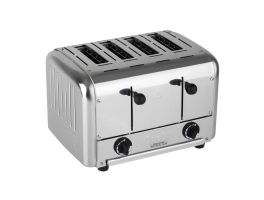 Dualit pop-up broodrooster 4 sleuven RVS