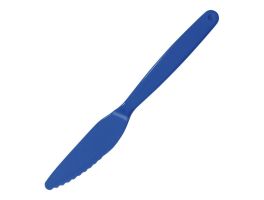 Olympia Kristallon mes 18cm blauw