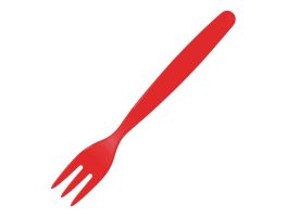 Olympia Kristallon vork 17cm rood