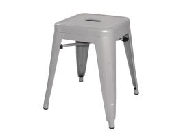 Bolero Bistro Lage Kruk Van Staal (4 Stuks)