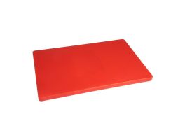 Hygiplas LDPE extra dikke snijplank rood 450x300x20mm
