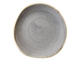 Churchill Stonecast ronde borden Peppercorn Grey 186mm (12 stuks)