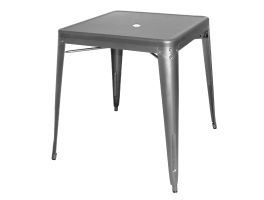 Bolero Bistro vierkante tafel grijs 66cm