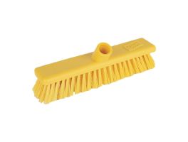 Jantex Hygiene zachte bezem 30cm geel