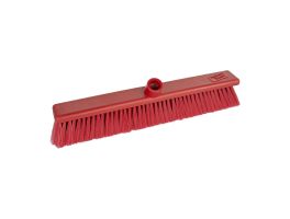 Jantex Hygiene zachte bezem 45cm rood