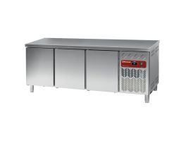 DP202/PC-R2 - Bakkerij koelwerkbank geventileerd, 3 deuren EN 600x400 (550L) DIAMOND