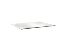 Topalit Smartline rechthoekig tafelblad wit 120x80cm