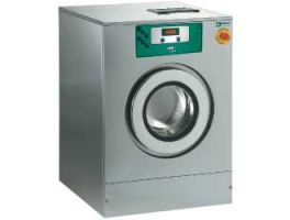 Wasmachine met vloerbevestiging  "R.V.S." 14 kg met timer