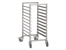 Gastro M regaalwagen 60x40cm met 10 etages