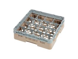 Cambro Camrack vaatwaskorf met 16 compartimenten max. glashoogte 9,2cm