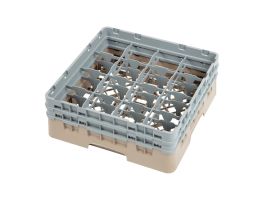 Cambro Camrack vaatwaskorf met 16 compartimenten max. glashoogte 13,3cm