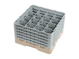 Cambro Camrack vaatwaskorf met 16 compartimenten max. glashoogte 25,7cm