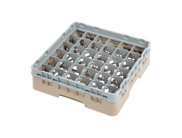 Cambro Camrack vaatwaskorf met 36 compartimenten max. glashoogte 9,2cm