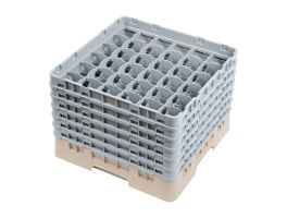 Cambro Camrack vaatwaskorf met 36 compartimenten max. glashoogte 29,8cm