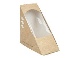 Vegware composteerbare kraft sandwichboxen (500 stuks)