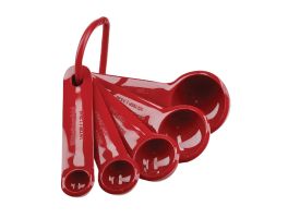 Kitchenaid Maatlepels Empire Red (Set Van 5)