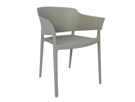 Bolero Lorenzo Caféstoelen Middengrijs (Pak Van 2)