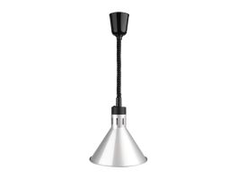 Buffalo verstelbare warmhoudlamp zilver