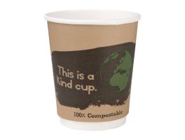 Fiesta Compostable 500 composteerbare dubbelwandige koffiebekers (500 stuks)