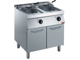 E17/F28A8-N - Elektrische friteuse 2x 14 liter, op kast DIAMOND