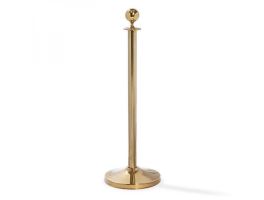 Barrier Elegance Brass, Feet Ø 32cm, Post Ø 5cm, Height 95 cm, 8 kg, 10101B