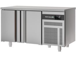 EURO GN2 BT - Vrrieswerkbank 2deurs GN1/1 Ventilatorkoeling - BxDxH - 1327 x 700 x 850 mm TEFCOLD