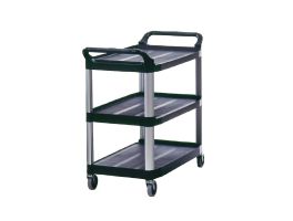 Rubbermaid X-tra serveerwagen zwart