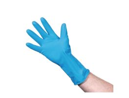 Jantex huishoudhandschoenen blauw L