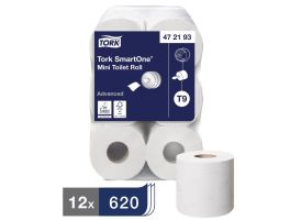Tork SmartOne mini toiletrollen (12 stuks)