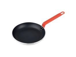 Hygiplas Aluminium Anti-aanbak Teflon Platinum Plus Koekenpan met Rode Handgreep 24cm