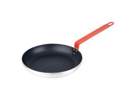 Hygiplas Aluminium Anti-aanbak Teflon Platinum Plus Koekenpan met Rode Handgreep 28cm