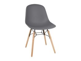 Bolero Arlo stoelen donkergrijs (2 stuks)