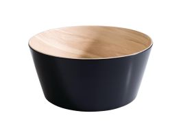 APS Frida kom hout en zwart 22(Ø)cm 2,2L