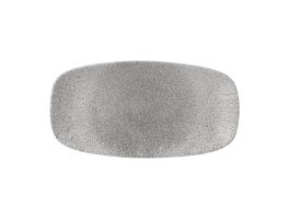 Churchill Raku Jasper Grey Chefs Ovaal Bord 29.8 x 15.2cm (pak van 12)