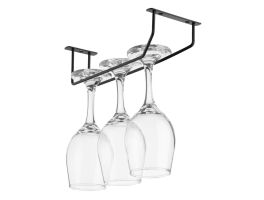 Olympia wijnglazenrek zwart 255mm