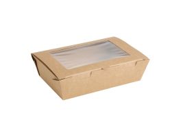 Fiesta Recyclable saladeboxen met PET venster 700ml (200 stuks)