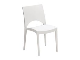 Sol outdoor/indoor stapelbare stoel wit