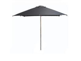 Eden Milan vierkante parasol 2,5 x 2,5m zwart