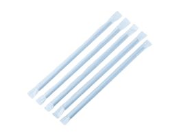 Fiesta Compostable composteerbare papieren buigrietjes 210mm zwart  Individueel verpakt (250 stuks)