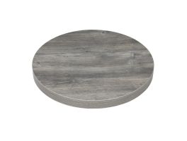 Bolero rond melamine tafelblad essenhout effect voorgeboord 60cm