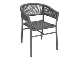 Bolero Florence Grijze Mix Touw Twist Rieten Stoelen (Pak Van 2)