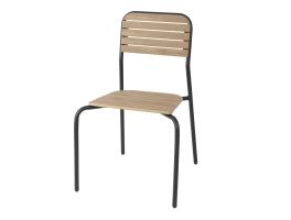 Bolero Santorini Tuinstoelen Met Houteffect (4 Stuks)