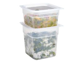 Cambro Freshpro Voedselcontainers Met Deksel (Pak Van 2 x 0,95Ltr En 2 x 0,47Ltr)