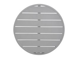 Bolero aluminium tafelblad rond lichtgrijs 580mm