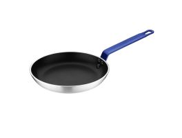 Hygiplas Aluminium Antiaanbak Teflon Platinum Plus Koekenpan met Blauwe Greep 24cm
