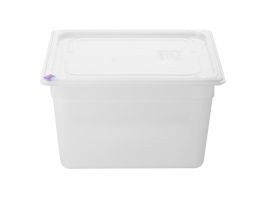 Hygiplas Click PP GN-bak 1/2 met deksel & 7 kleurclips 200 mm 11,7L (set van 4)