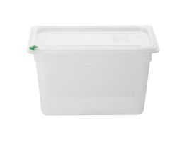 Hygiplas Click PP GN-bak 1/3 met deksel & 7 kleurclips 200 mm 6,9L (set van 4)